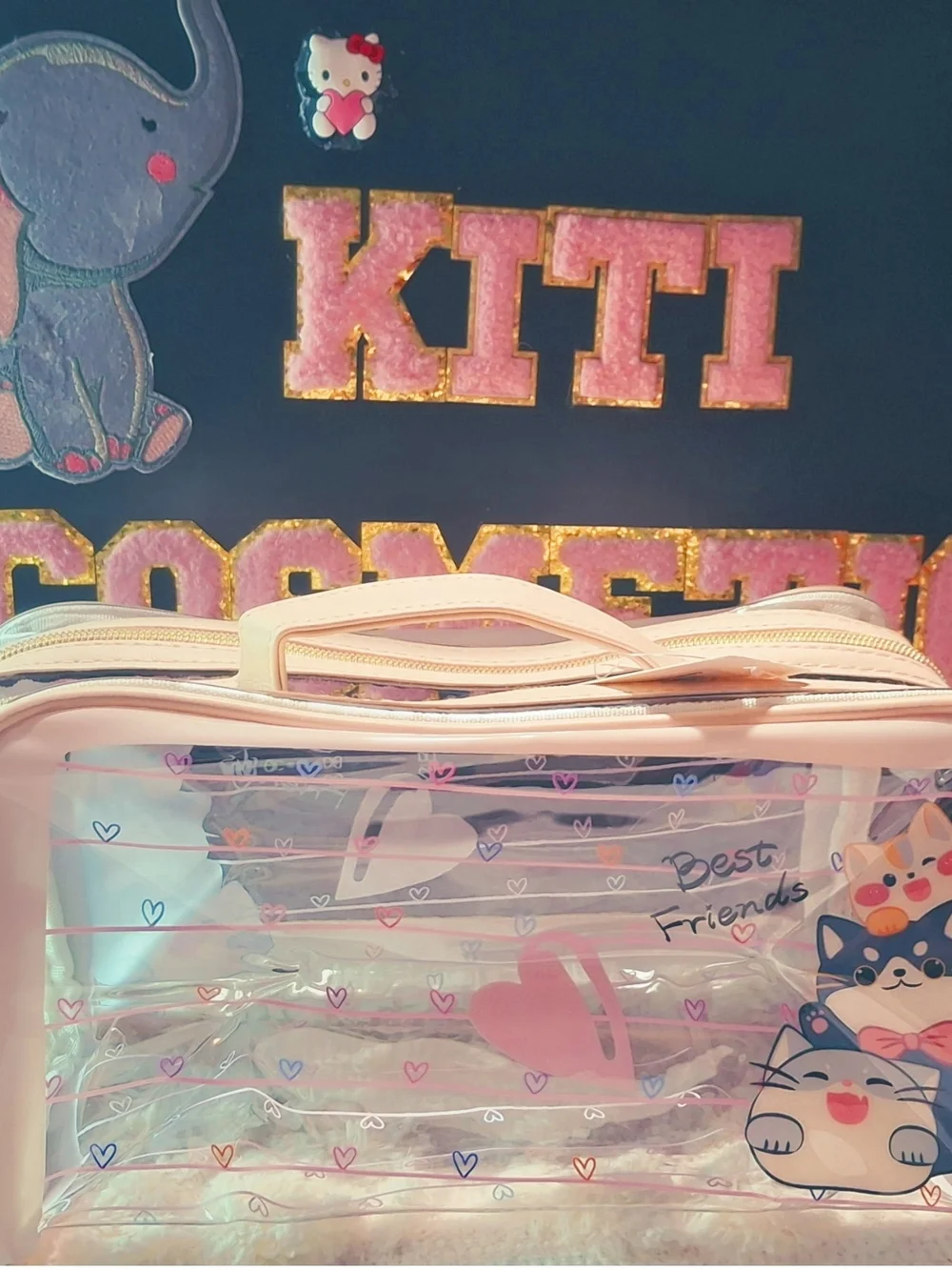 N/A transparent tote